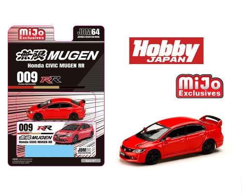 1/18 OTTO 2008 Honda Civic Mugen RR (FD2) (Red) Car Model