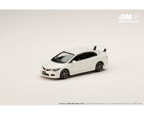 1/64 Hobby Japan Honda Mugen Civic Type R (FD2) (Championship White ) Diecast Car Model