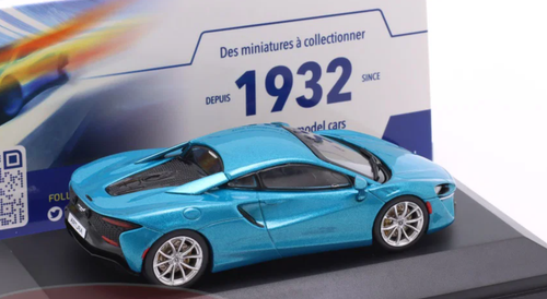 1/43 Solido 2022 McLaren Artura Belize Blue Diecast Car Model