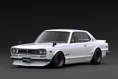 1/18 Ignition Model Nissan Skyline 2000 GT-R (KPGC10) White