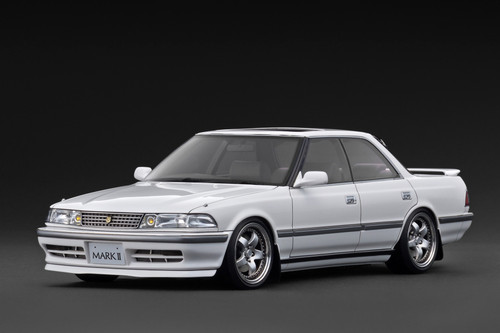 1/18 IG Ignition Model Toyota Mark II 2.5 GT Twin Turbo (GX81) (White) Car Model