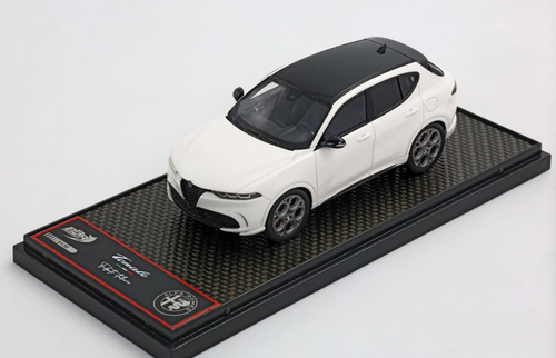 1/43 BBR Alfa Romeo Tonale Tribute (White Alfa) Car Model Limited 50 Pieces