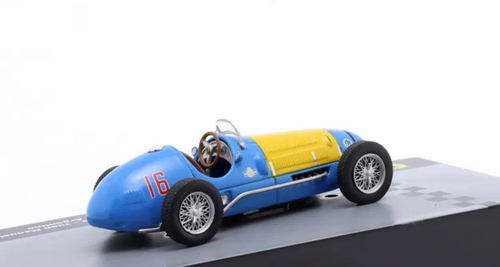 1/43 Altaya 1950 Formula 1 Juan Manuel Fangio Ferrari 166 FL #16 Car Model