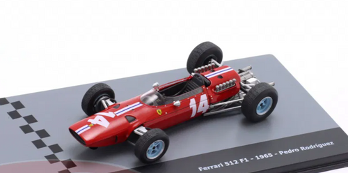 1/43 Altaya 1965 Formula 1 Pedro Rodriguez Ferrari 512 F1 #14 Car Model