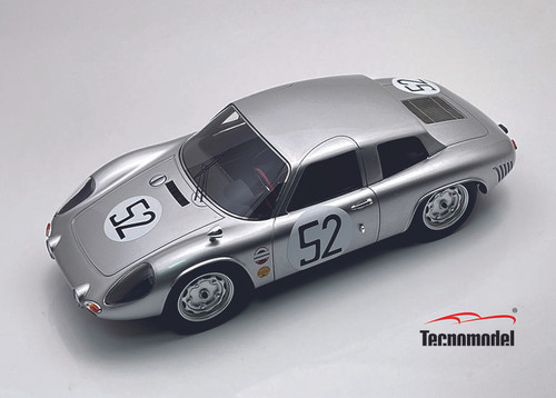 1/18 Tecnomodel 1964 Porsche 356B Carrera 2000 GS GT Daytona 2000 kms 1964 Car #52 6th Place Driver: E.Barth - H.Linge - J.Bonnier Car Model