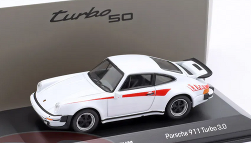 1/43 Dealer Edition 1975-1977 Porsche 911 930 Turbo 3.0 (White) Car Model