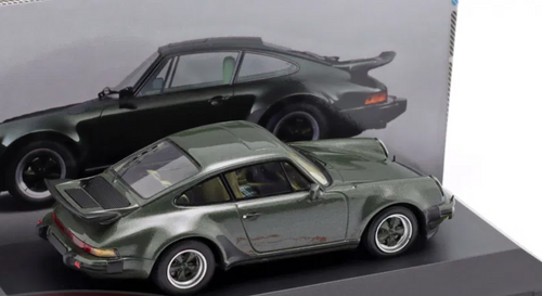 1/43 Dealer Edition 1975-1977 Porsche 911 930 Turbo 3.0 (Dark Green) Car Model