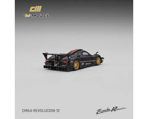 1/64 CM Model Pagani Zonda Revlucion Drycarbon Included Nürburgring Lap Time Model-Specific Water-Slide Decal Diecast Car Model