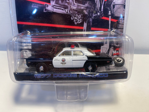 AS-IS 1/64 Greenlight 1977 Dodge Monaco The Terminator Movie (1984) Hollywood Series 19 Diecast Car Model
