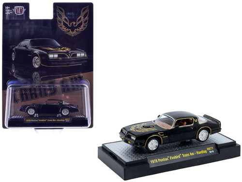 1/64 M2 Machines 1978 Pontiac Trans Am Firebird Special Edition (Black) Diecast Car Model