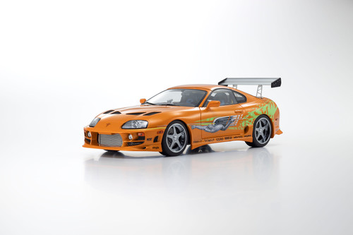 1/18 Kyosho 1994 Toyota Supra (Orange) Fast & Furious Brian's Supra Diecast Car Model