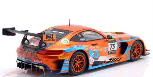 1/18 Ixo 2022 Mercedes-AMG GT3 Evo #75 Winner 12h Bathurst SunEnergy1 Triple Eight Race Engineering Kenny Habul, Jules Gounon, Martin Konrad, Luca Stolz Diecast Car Model