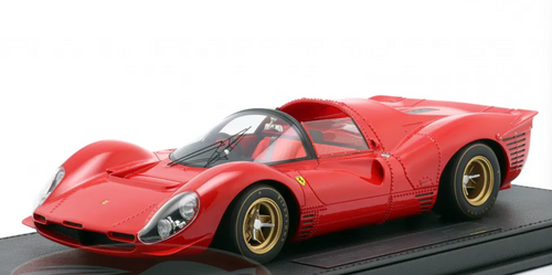 1/18 TopMarques 1967 Ferrari 330 P4 Spyder Street Version (Red) Car Model