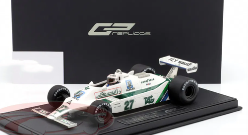 1/18 GP Replicas 1979 Formula 1 Alan Jones Williams FW07 #27 Winner Dutch GP Car Model with Driver Figure