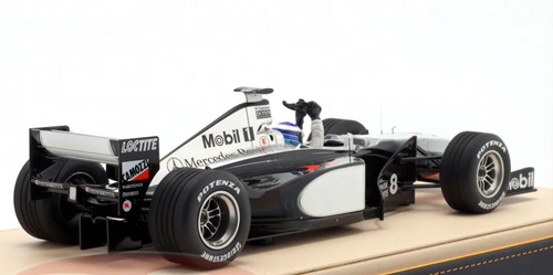 1/18 GP Replicas 1998 Formula 1 Mika Häkkinen McLaren MP4/13 #8 Winner Monaco GP Formula 1 World Champion 1998 Car Model with Driver Figure