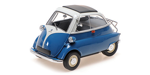 1/18 Minichamps 1955 BMW Isetta (Blue) Diecast Car Model