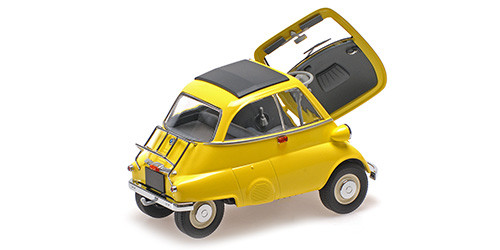 1/18 Minichamps 1955 BMW Isetta (Yellow) Diecast Car Model