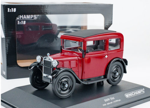 1/18 Minichamps 1928 BMW Dixi (Dark Red) Diecast Car Model