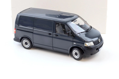 1/18 Norev 2003 Volkswagen VW T5 Transporter (Dark Grey) Diecast Car Model