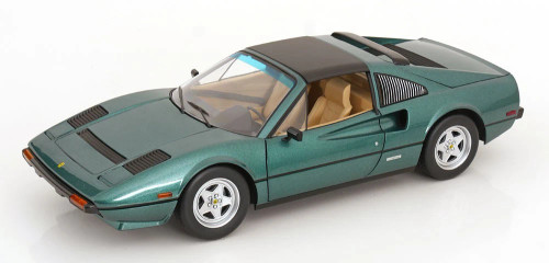 1/12 KK-Scale 1982 Ferrari 308 GTS QV US Version 1982 (TV series Magnum) Green Metallic Diecast Car Model