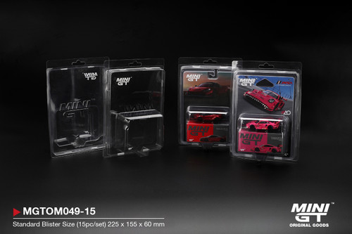 1/64 Mini GT 15 Pcs Blister Protector Type A Standard Size