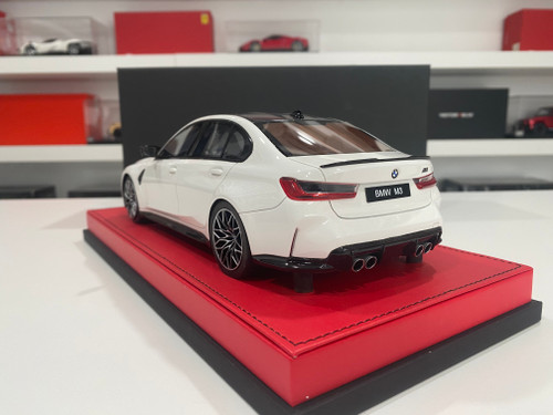 1/18 BMW M3 Competition (G80) Alpine White Resin Car Model