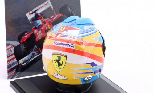 1/5 Formula 1 2012 Formula 1 Fernando Alonso #5 Scuderia Ferrari Helmet Model