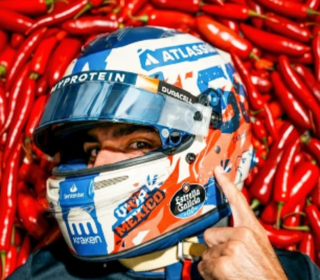 1/5 Spark 2025 Formula 1 Williams Racing Mexican GP Carlos Sainz Helmet Model