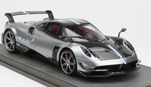 1/18 BBR Pagani Huayra Dinastia (Silver Blue) Press Version Resin Car Model Limited