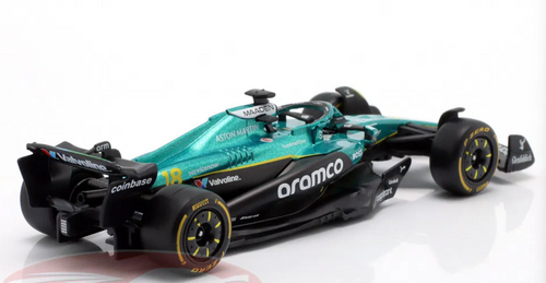 1/43 BBurago 2025 Formula 1 Lance Stroll Aston Martin AMR25 #18 Car Model