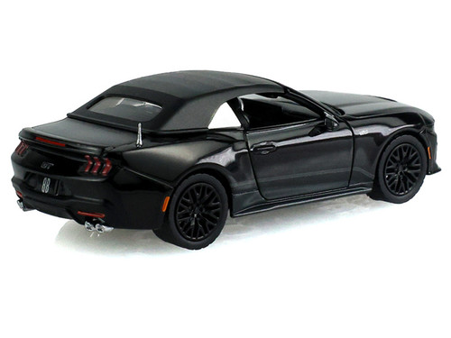 1/64 Greenlight 2024 Ford Mustang GT Convertible Top Up (Black Bandit Series 31 2026) Diecast Car Model
