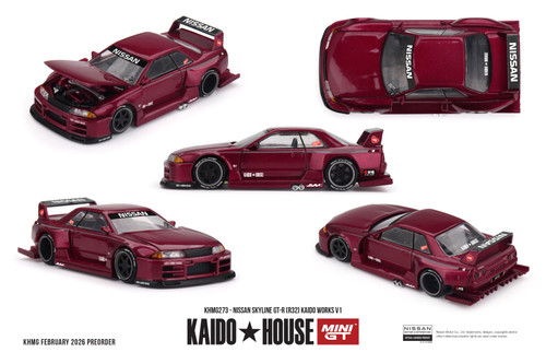 1/18 Top Speed Nissan GT-R32 Liberty Walk Kaido Works TAS 2025 Car