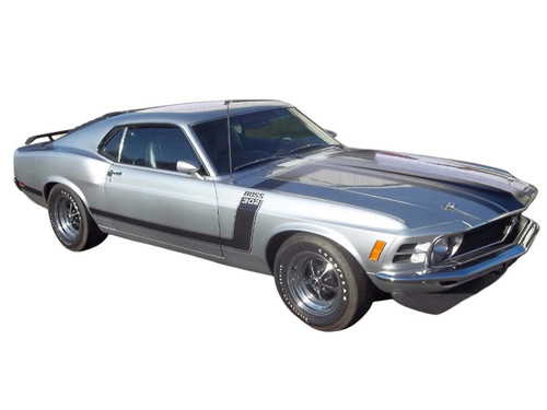 1/18 ACME 1970 Ford Mustang Boss 302 (Silver) Diecast Car Model