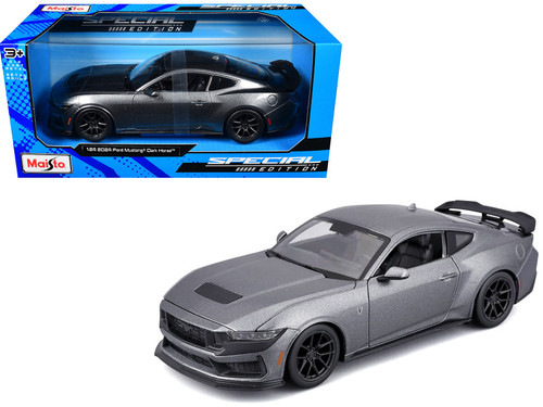 1/24 Maisto Ford Mustang Darkhorse (Grey Metallic) Diecast Car Model