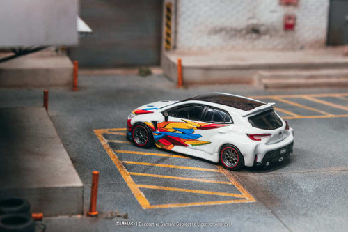 1/64 Tarmac Works HKS Toyota GR Corolla Diecast Car Model