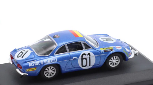 1/43 1968 Alpine A110 #61 24h LeMans Ecurie Léopard Naurice Nussbaumer, Joseph Bourdon, Michel Pouteaux Car Model