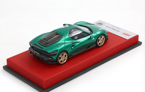 1/43 BBR Alfa Romeo 33 Stradale (Montreal Green) Car Model Premium Edition Limited 20 Pieces