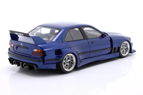1/18 OTTO BMW M3 E36 LTO Sedan Turbo Khyzyl Saleem Avus Blue Car Model