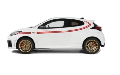 1/18 OTTO Toyota GR Yaris TGR Italy Limited Edition (Pure White) Car Model