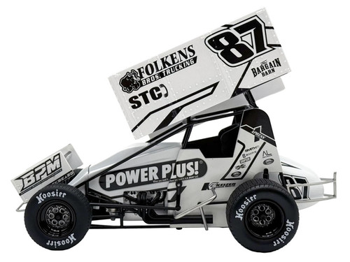 1/18 ACME 2026 #87 Power Plus Sprint Car - Aaron Reutzel Diecast Car Model