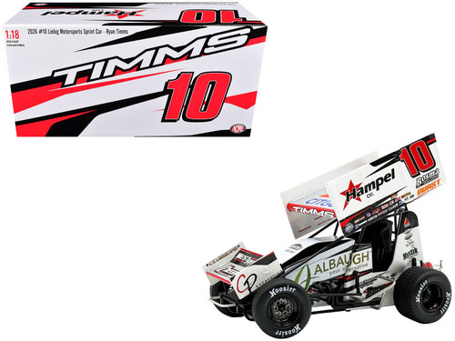 1/18 ACME 2026 #10 Liebig Motorsports Sprint Car - Ryan Timms Diecast Car Model