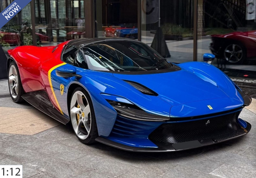 1/12 BBR Ferrari Daytona SP3 Icon Series Open Roof Tribute Mille Miglia Fangio 1956 Car Model Limited 10 Pieces