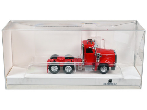 Peterbilt 367 Day Cab Red 1/87 (HO) Scale Plastic Model Car by HO