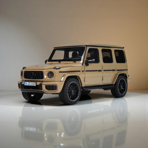 1/18 NZG 2025 Mercedes-AMG G63 AMG W465 4x4² Standard (Desert Sand Yellow) Diecast Car Model