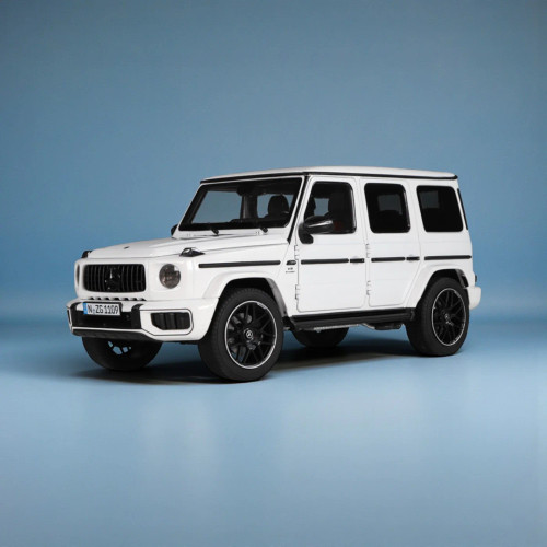 1/18 NZG 2025 Mercedes-AMG G63 AMG W465 4x4² Standard (Polar White) Diecast Car Model