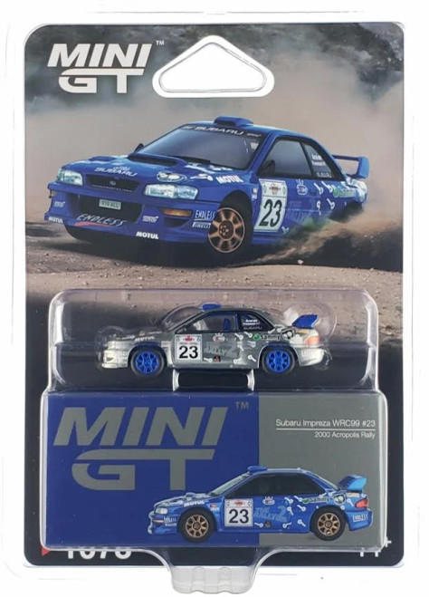 CHASE CAR 1/64 Mini GT Subaru Impreza WRC99 #23 2000 Acropolis