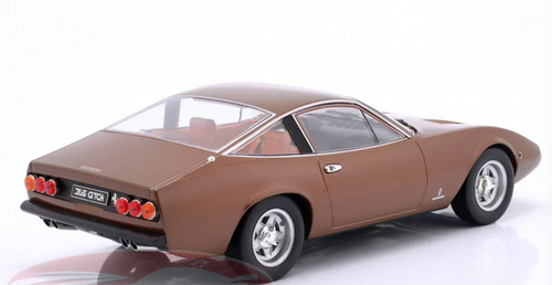 1/18 KK-Scale 1971 Ferrari 365 GTC4 (Brown Metallic) Diecast Car Model