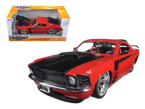 1970 Ford Mustang Boss 429 Red 1/24 Diecast Model Car by Jada 