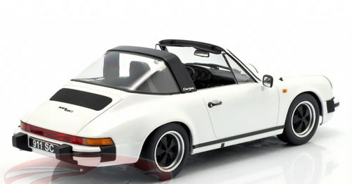 1/18 KK-Scale 1983 Porsche 911 SC Targa (White) Diecast Car Model