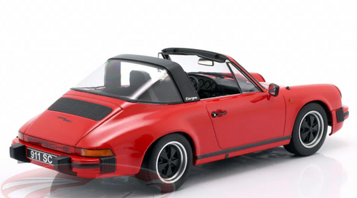 1/18 KK-Scale 1983 Porsche 911 SC Targa (Red) Diecast Car Model